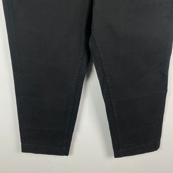 Everlane The Organic Cotton Straight-Leg Pants Size 10 Black - Picture 3 of 10
